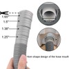 sourcingmap PVC Washing Machine Drain Hose Extension Kit, Universal Fit