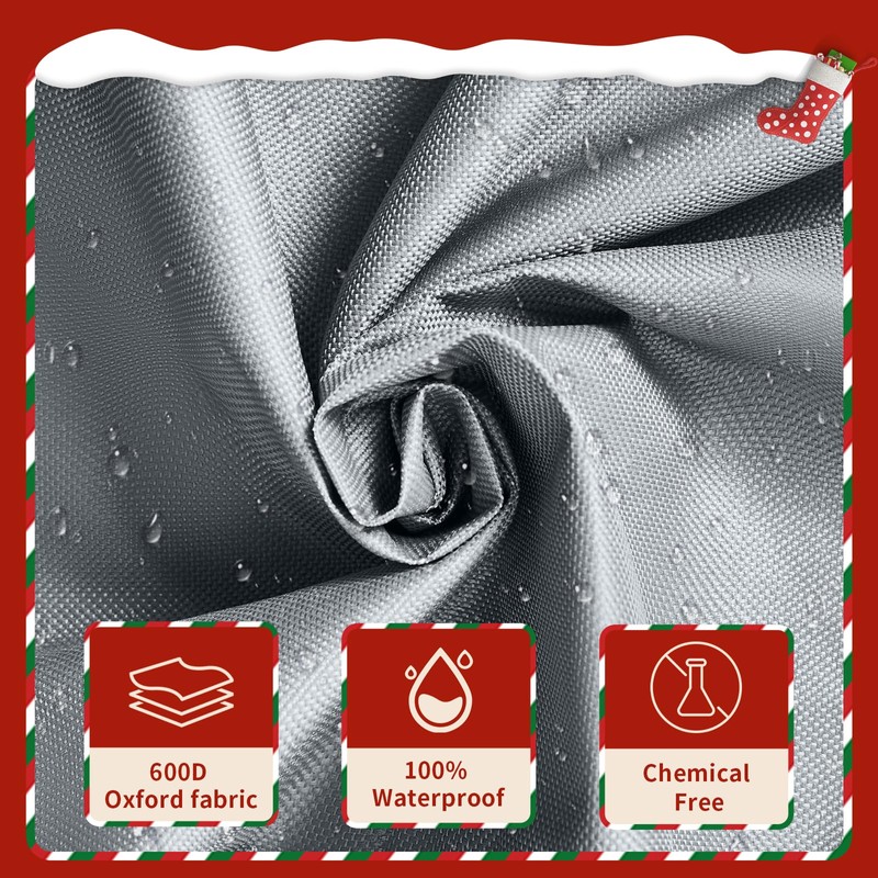 Hafuvool Christmas Tree Storage Bag Heavy Duty 600D Oxford Christmas