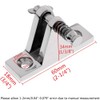 90 Degree Boat Hinge Steel Bimini Top Deck Hinge with