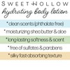 SweetHollow Hydrating Body Lotion with Shea Butter, Vitamin E, and