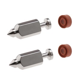 ECSiNG 2 Sets of 398188 Carburetor Float Valve Needle Seat Set Compatible with Brriggs & Stratton Lawn 83412 90700 91700 Lawn Mower Engine Repair Replacement Accessories