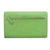 Prime Hide Soft Leather Travel Planner Wallet RFID Blocking Green