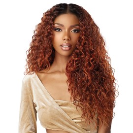 Sensationnel Butta Lace precut Front Wigs - unit 4 glueless precut lace extra wide 5 inch deep part synthetic wig pre tweezed smaller knot hairline - Butta pre cut unit 4 (2 DARKBROWN)