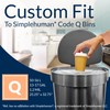 Reli. Custom Fit Q Trash Bags (120 Count) Fits Simplehuman