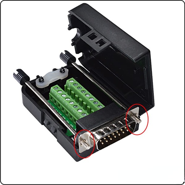 DB15 Breakout Connector Male Adapter 15-pin Port Adapter to Terminal