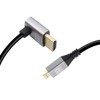 RIIEYOCA 90 Degree Up Angled UHD 8K Micro HDMI Male