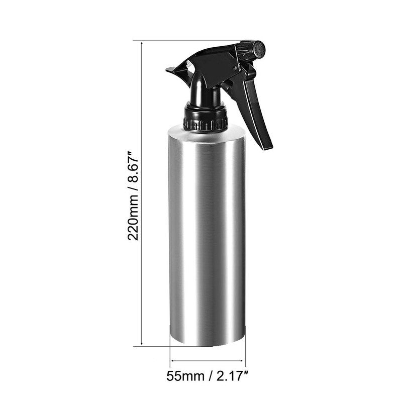 uxcell 11.8oz/350ml Spray Bottle 304 Stainless Steel with Fine Mist