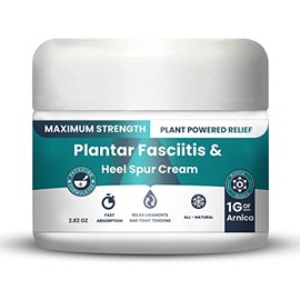 M PAIN MANAGEMENT TECHNOLOGIES- Crema para fascitis plantar y espolón calcáneo de PMT Crema para aliviar los pies. Alta concentración de árnica;