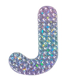 StickerBeans® Alphabets Letter J (2" x 2", Pack of 1) Cut to Shape, Adhesive Back - Kids Teens Adults