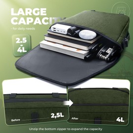 ROCKBROS Handlebar Bag Bicycle Front Bag Bicycle Bag Front Bag for Mountain Bikes Road Bikes E-Bikes Folding Bikes 4L