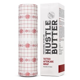 Hustle Butter Second Skin Roll - 7.9 Inches x 8.8 Yards (20 cm x 8 m) transparente Latex-Kleberolle