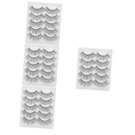 LALAFINA 20pairs Chemical Fiber Fake Eyelashes Natural Lashes for Weddings Cosplay Photography Daily Use Comfortable Reusable Falsies for Stunning Looks