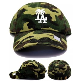 Headlines Los Angeles New Leader Ladies Women Palm LA Headlines Dodgers Camo Era Hat Cap