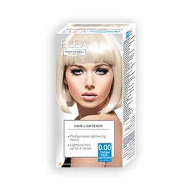 ELEA Professional Permanent Hair Colour Cream 0.00 Cream Hair Lightener with Oil Care Complex