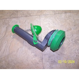 Kilgore Toilet Tank Heavy Duty Adjustable Height Flush Valve W/Flapper & Gaskets