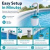 Wall-Mounted Pool Surface Skimmer for Above-Ground Pools – Automatic Leaf