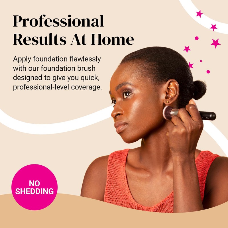 Flat Top Kabuki Foundation Brush By KESHIMA - Premium Makeup