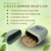 G.B.S Hard Shell Leak Proof Travel Soap Case with Lid