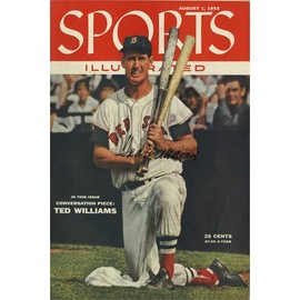 Ted Williams 8/1/1955 SI Promo Print - 16" x 20" Poster Print