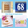 PATIKIL 1 Inch Plastic Small Letter Stencils, 36 Pcs Reusable