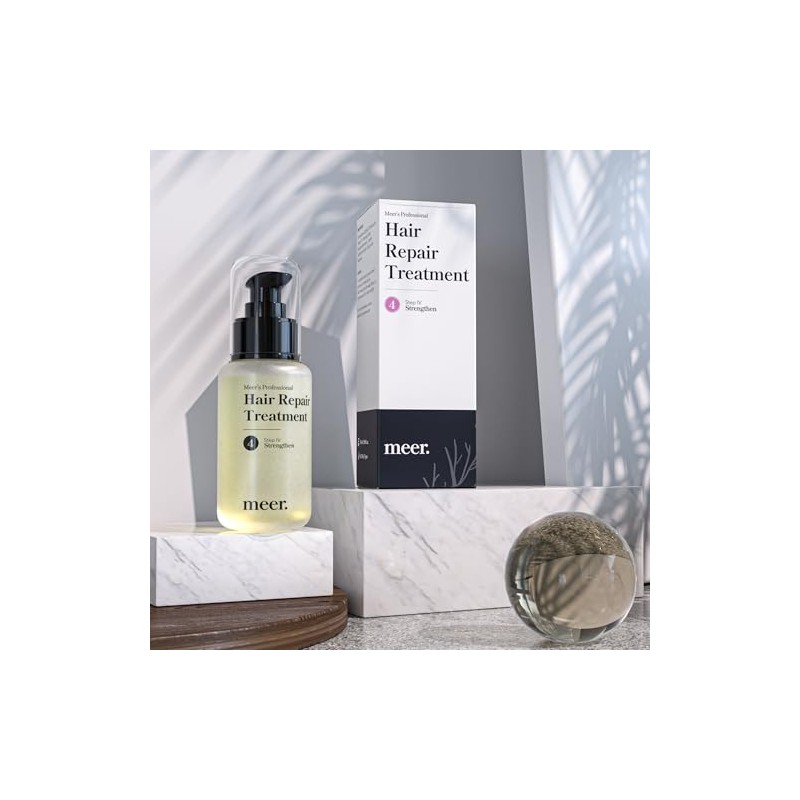 meer. Hair Repair Treatment Oil Serum - With Argan Oil,