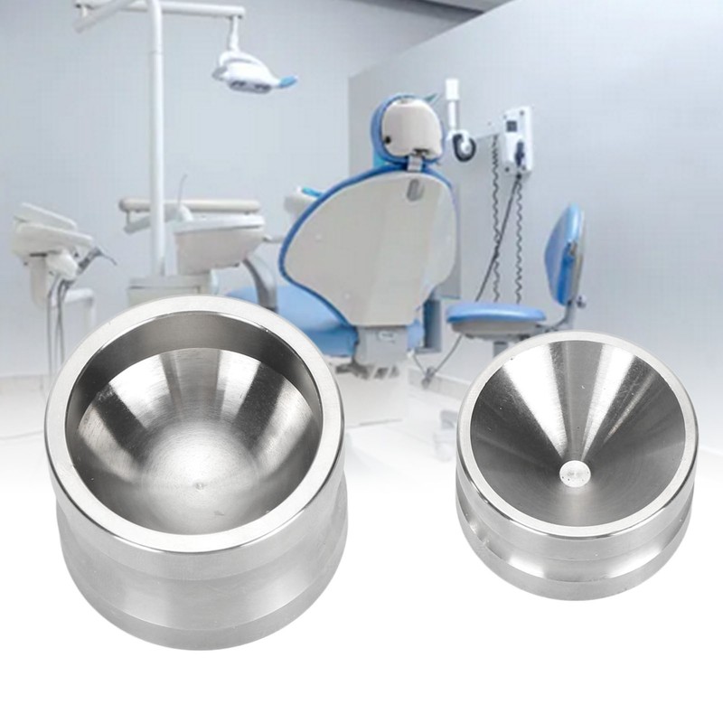 2PCS Bone Meal Cup Stainless Steel Mixing Bowl High Temperature