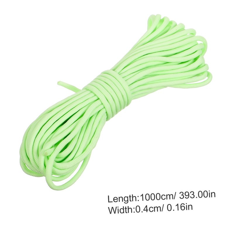SHINEOFI 5pcs Glow in Dark Tent Rope Bundle Outdoor Survival