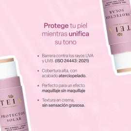 Protector Solar Facial En Barra Fps40 Teia (muy Claro)