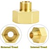 nutmanel 3/8 to 3/4 Inch Brass Reducer Extension with Sealing