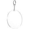 Round Acrylic Keychain Blanks (4 In, 20 Pack)