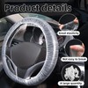 200pcs Disposable Steering Wheel Covers,Disposable Steering Wheel Protector with Elastic,