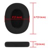 Linkidea Replacement Ear Pads for Skullcandy Headphones, Mesh Fabric/Black