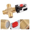 SoarUP Brass G1/2 Thermostatic Mixing Valve, Hot Cold Water Mixer