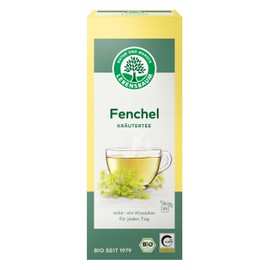 Lebensbaum Organic Fennel - 20 Bags x 2.5g Organic Fennel Tea Mild 100% Organic Herbal Tea