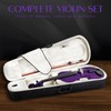Ceciliec 16 Inch Acoustic Viola Set, Beginner Handmade Varnish Solid