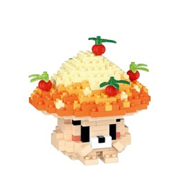shenhailan Educational Mini Mushroom Building Blocks for Kid Adult Boys Girls Home Decor Birthday Gifts Toy 331Pcs (Yellow)
