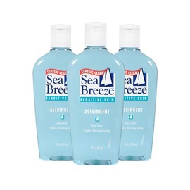 Seabreeze Deep Cleaning Facial Astringent for Sensitive Skin, 10 Fluid Ounce (Pack of 3) (SE03052WM)