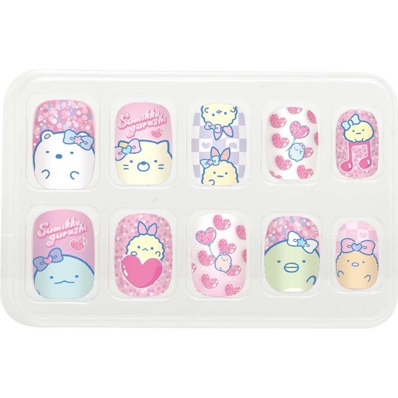 San-X Sumikko Gurashi FE41101 Nail Color & Nail Tip Set,