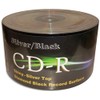 Silver/BLACK 52X 80-Min CD-R's (Shiny-Silver Top, BLACK Bottom) 100-Pak (2