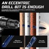 Upgraded SONCHIE Serrated Masonry Drill Bit Set - 1/4 to