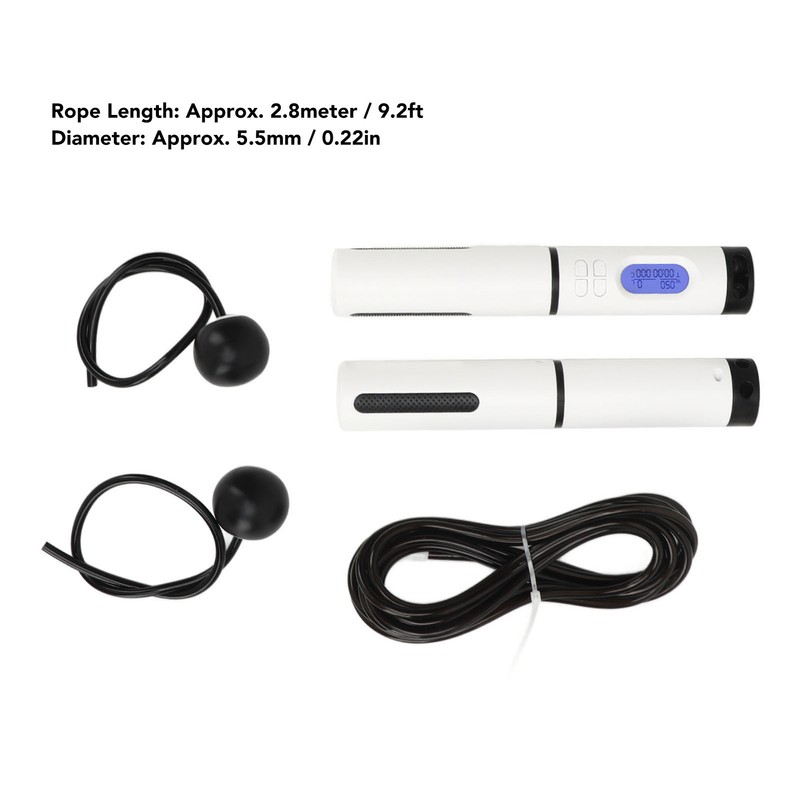 Electronic Jump Rope Workout Weighted Handle Smart Exercise Skipping Rope