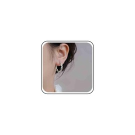 Xmsrn Vintage Twist Circle Hoop Earrings Double Hoop Twist Drop Earrings Silver Wrap Hoop Huggie Earrings Hollow Circular Stud Earrings for Women