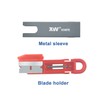 XW Handy Safety Box Cutters, Auto-retractable Razor Blade Carton Cutter