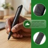 Green Mila Ballpoint Pens, 1.0mm Medium Point Black Ink, Smooth