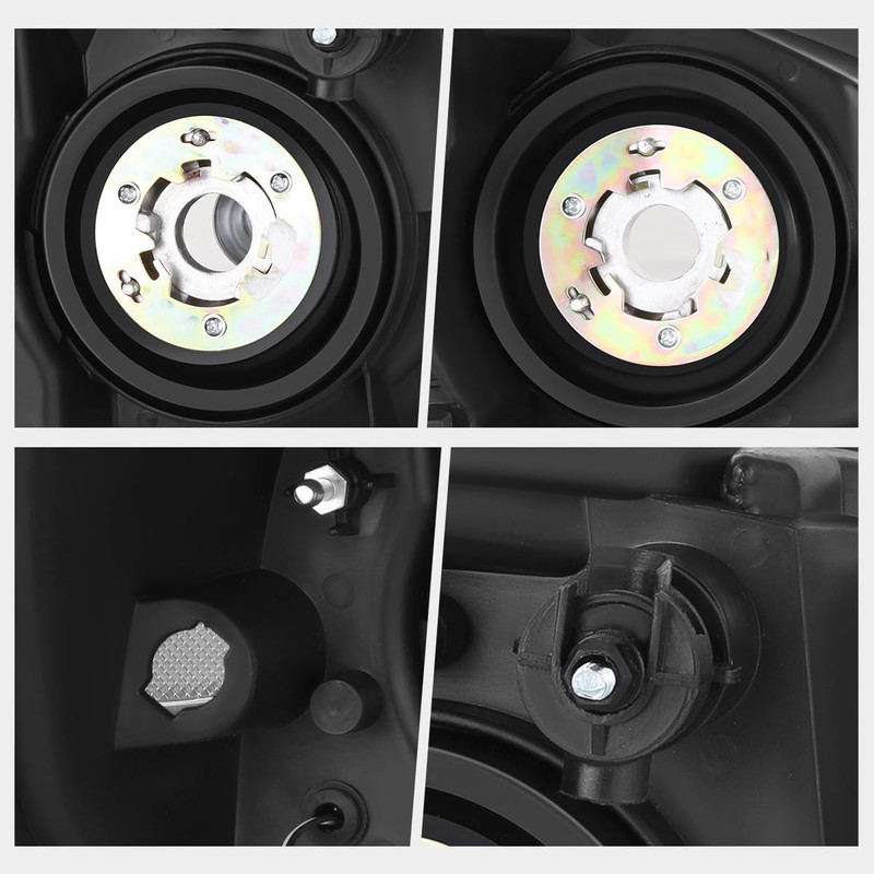 PM PERFORMOTOR [Pair] 3D Light Bar Headlights Assembly Compatible with