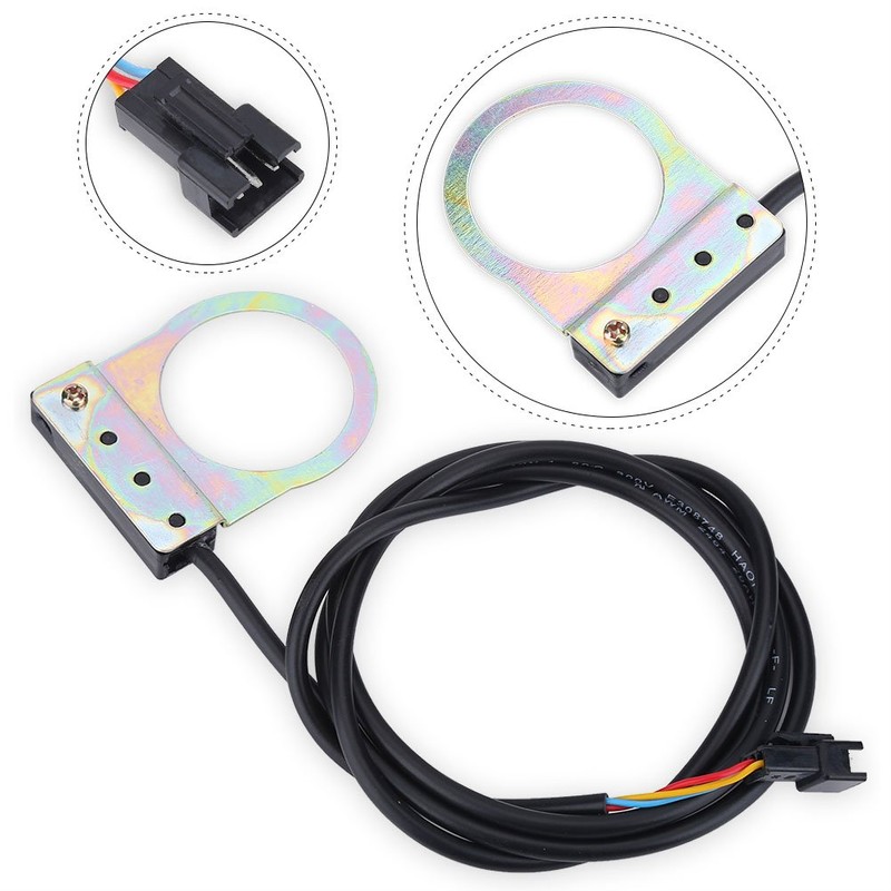 DEWIN Electric Bike Speed Sensor, Electric Bicycle Pedal 12 Magnets