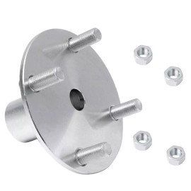 Vital All-Terrain 4" x 4" Lug Live Axle Hub 1" to 3/4" Step-Down for Go Kart Cart ATV Quad Trailer