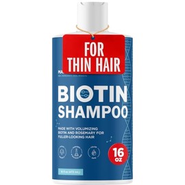 Maple Holistics Biotin Shampoo for Hair Growth and Volume, Sulfate Free for Color Treated Hair - 16 oz                                                