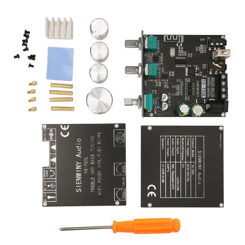 Sound Amplifier Board Bluetooth 5.0 Dual Channel Multiple Protection HiFi