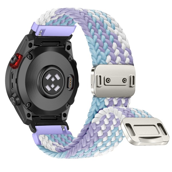 RanBluu QuickFit 20 mm Nylon Bracelet for Garmin Fenix 8